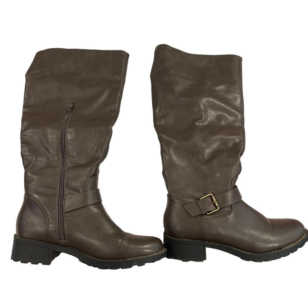 Justfab wide calf boots